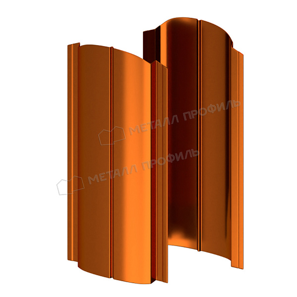 Штакетник металлический МЕТАЛЛ ПРОФИЛЬ ELLIPSE-O 19х126 (AGNETA-20-Copper\Copper-0.5), который вы можете купить за 218.11 ₽.